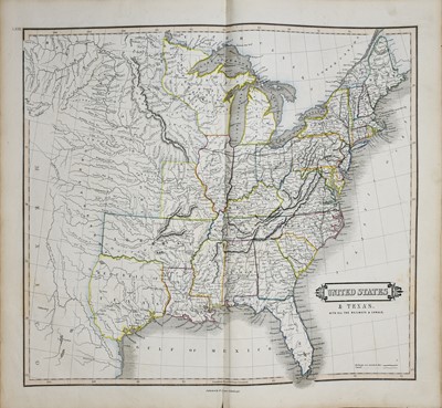 Lot 8 - Lizars (W. H.). Lizars' Edinburgh Geographical General Atlas, 1841, with 2 early maps of Texas