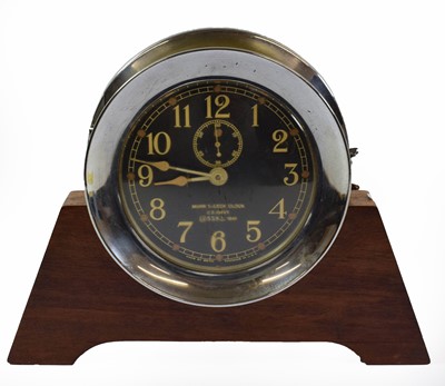 Lot 122 - A Second World War US Navy Mark 1-Deck Clock...