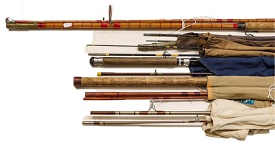Lot 3055 - A Collection Of Rods And Reels