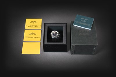 Lot 2179 - A Limited Edition Black Steel Automatic...