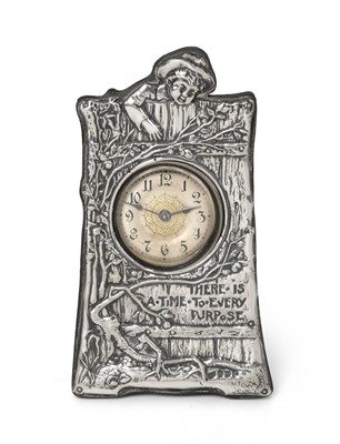 Lot 2139 - An Edward VII Silver-Mounted Timepiece