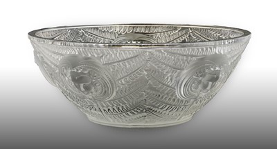 Lot 43 - A Lalique Clear and Frosted Glass Psyche Bowl,...