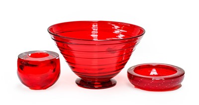 Lot 46 - Three Whitefriars glass bowls