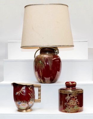 Lot 21 - A Carltonware Art Deco jug decorated in the...