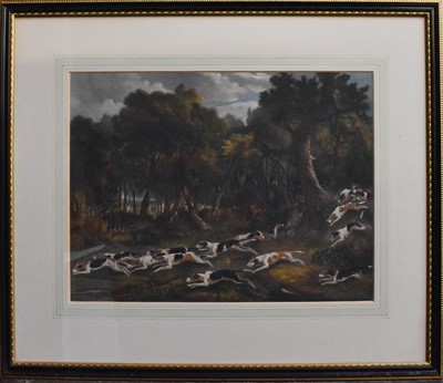 Lot 1028 - After Henry Alken "Un Kenneling" and "Breaking...