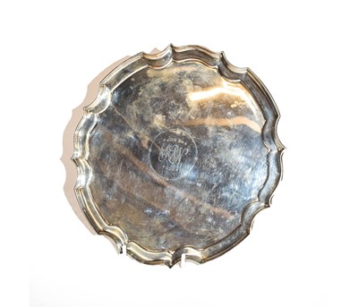 Lot 200 - A George V silver salver by James Dixon & Sons,...