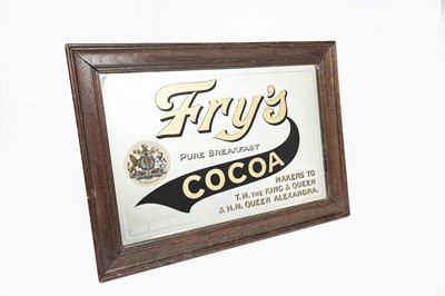 Lot 3157 - Fry's Pure Breakfast Cocoa Advertising Mirror