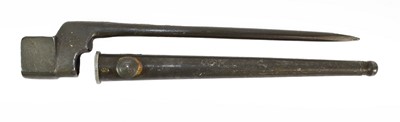 Lot 210 - Four Bayonets:- a British 1853 pattern socket...