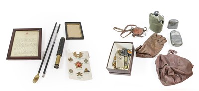 Lot 101 - A Collection of Militaria, including a Second...