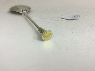 Lot 2021 - A Charles II Silver Seal-Top Spoon, Town Mark...