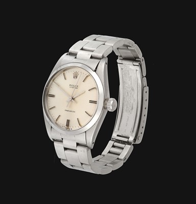 Lot 2146 - A Stainless Steel Centre Seconds Wristwatch,...