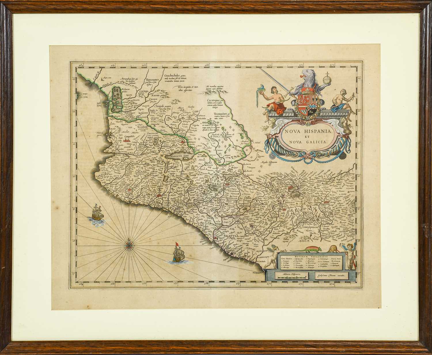 Lot 3 - Blaeu (Willem Janszoon). Nova Hispania et Nova Galicia, c.1636