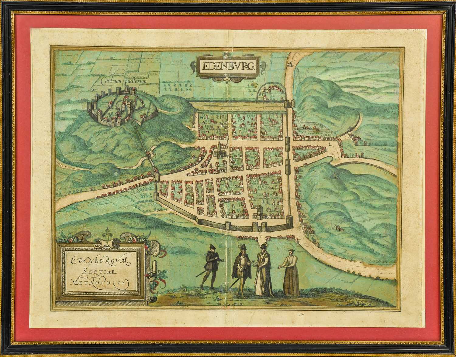 Lot 4 - Braun (George, & Franz Hogenberg). Edenburgum [Edinburgh], c.1600