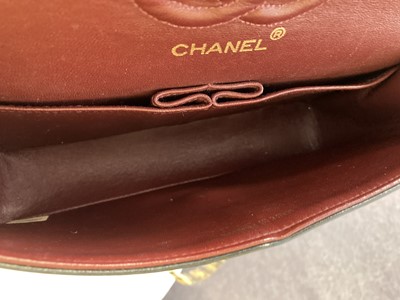 Lot 3062 - Chanel Quilted Black Double-Flap Shoulder Bag,...