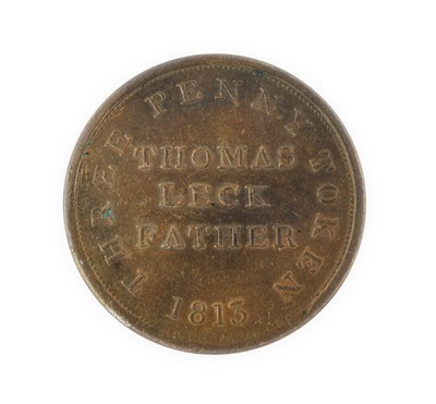 Lot 240 - Beverley 3d Copper Token 1813, obv. 'THE...