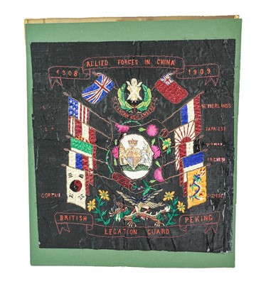 Lot 138 - A Soldier's Needlework Picture to the Cameron...