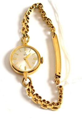 Lot 188 - A lady's 9ct gold Tudor Royal wristwatch