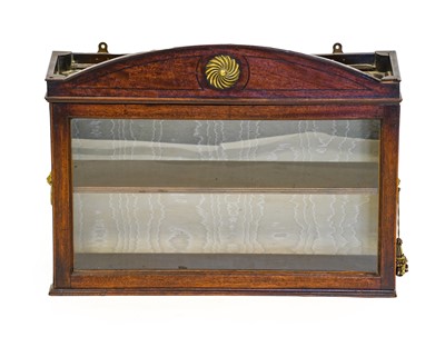 Lot 1359 - A Regency-Style Mahogany and Ebony Strung Wall-...