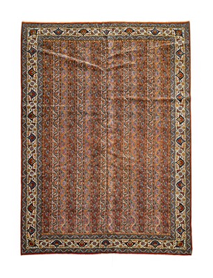 Lot 1185 - Ghom Carpet Central Iran, circa 1930 The field...