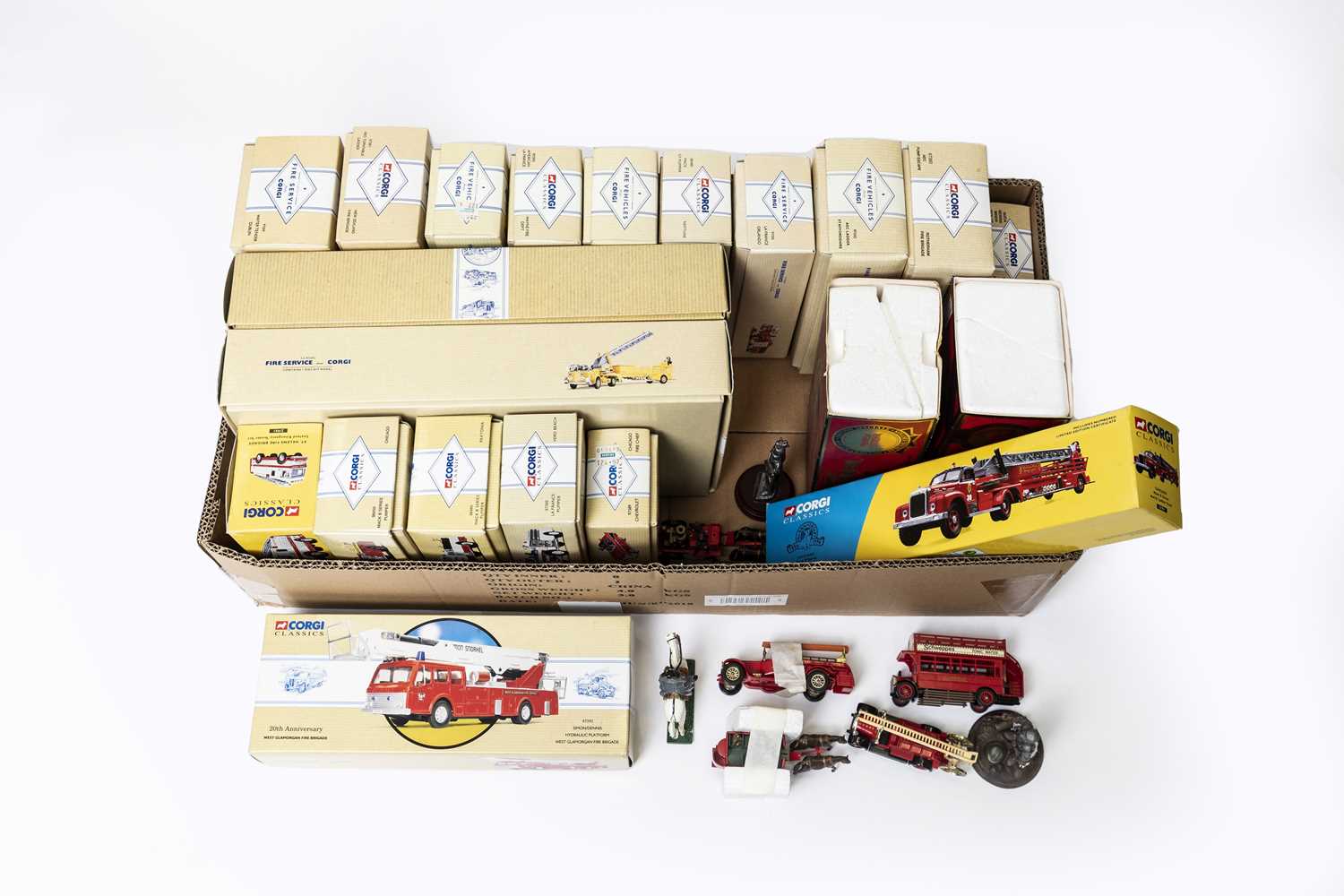 Lot 3421 - Corgi Fire Engines