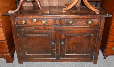 Lot 221 - An Early 18th Century Joined Oak Enclosed...