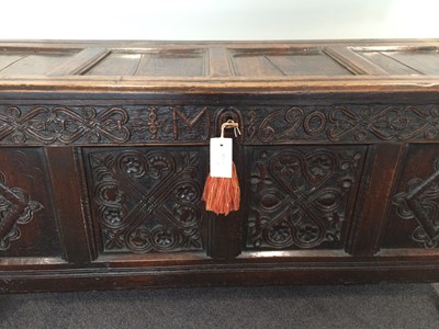 Lot 205 - A 17th Century Joined Oak Westmorland Chest,...