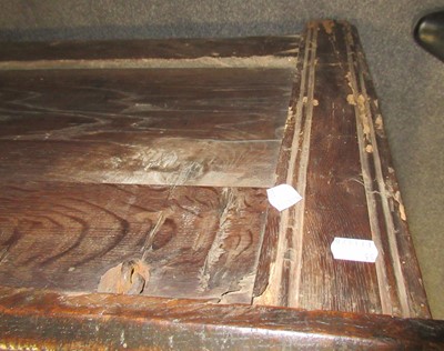 Lot 206 - A 17th Century Joined Oak Westmorland Chest,...
