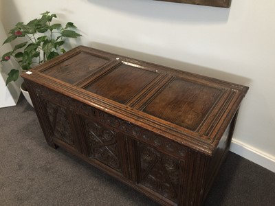 Lot 206 - A 17th Century Joined Oak Westmorland Chest,...