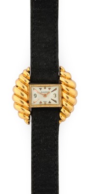 Lot 2246 - Jaeger LeCoultre: A Lady's 18ct Gold Back...