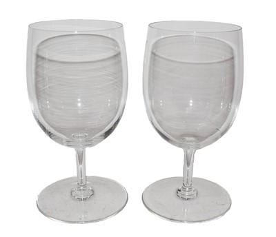 Lot 355 - A Pair of Baccarat Verre Uni Goblets, 20th...