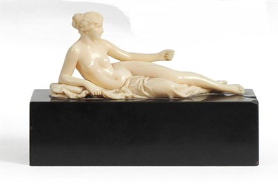 Lot 908 - Johann Philipp Ferdinand Preiss (German 18820-1943): An Ivory Figure, carved as a nude...