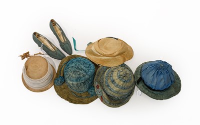 Lot 2212 - Early 20th Century Straw Hats, comprising a...