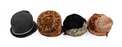 Lot 2206 - Early 20th Century Ladies' Hats, comprising a...