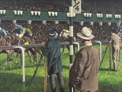 Lot 1131 - Alistair Little (b.1974) "The Quarter Pole"...