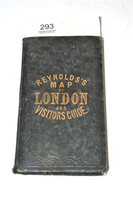 Lot 293 - Reynold's Map of Modern London, published by James Reynolds, 174 Strand, 1862, folding coloured...