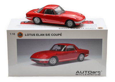 Lot 102 - Auto Art 1:18 Scale Lotus Elan S/E Coupe...