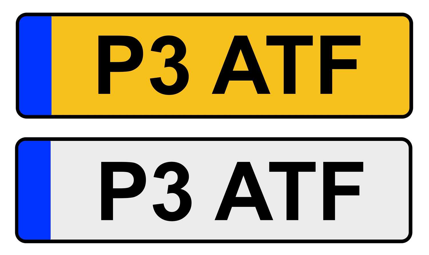 Lot 256 - Cherished Registration Number P3 ATF, with...