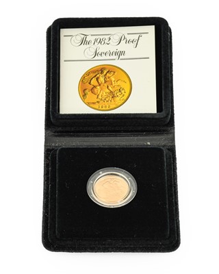 Lot 179 - Elizabeth II, Proof Sovereign 1982, with...