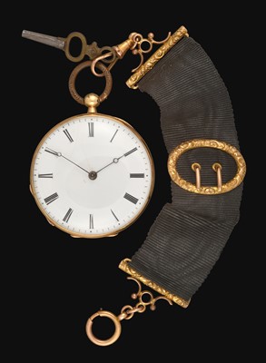 Lot 2195 - An 18 Carat Gold Open Faced Pocket Watch
