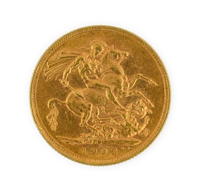 Lot 26 - Edward VII, Sovereign 1902M (Melbourne Mint),...