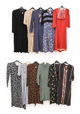 Lot 2036 - Circa 1930/50s Ladies' Day Dresses, comprising...