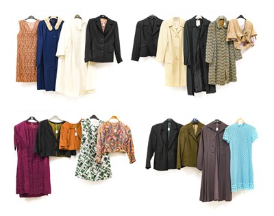 Lot 2055 - Assorted Circa 1940/60s Ladies' Day Wear and...