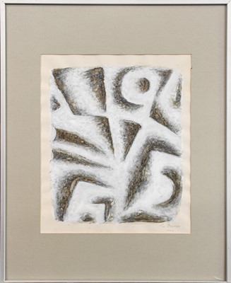 Lot 414 - Tim Rushton (contemporary) Abstract oil on...