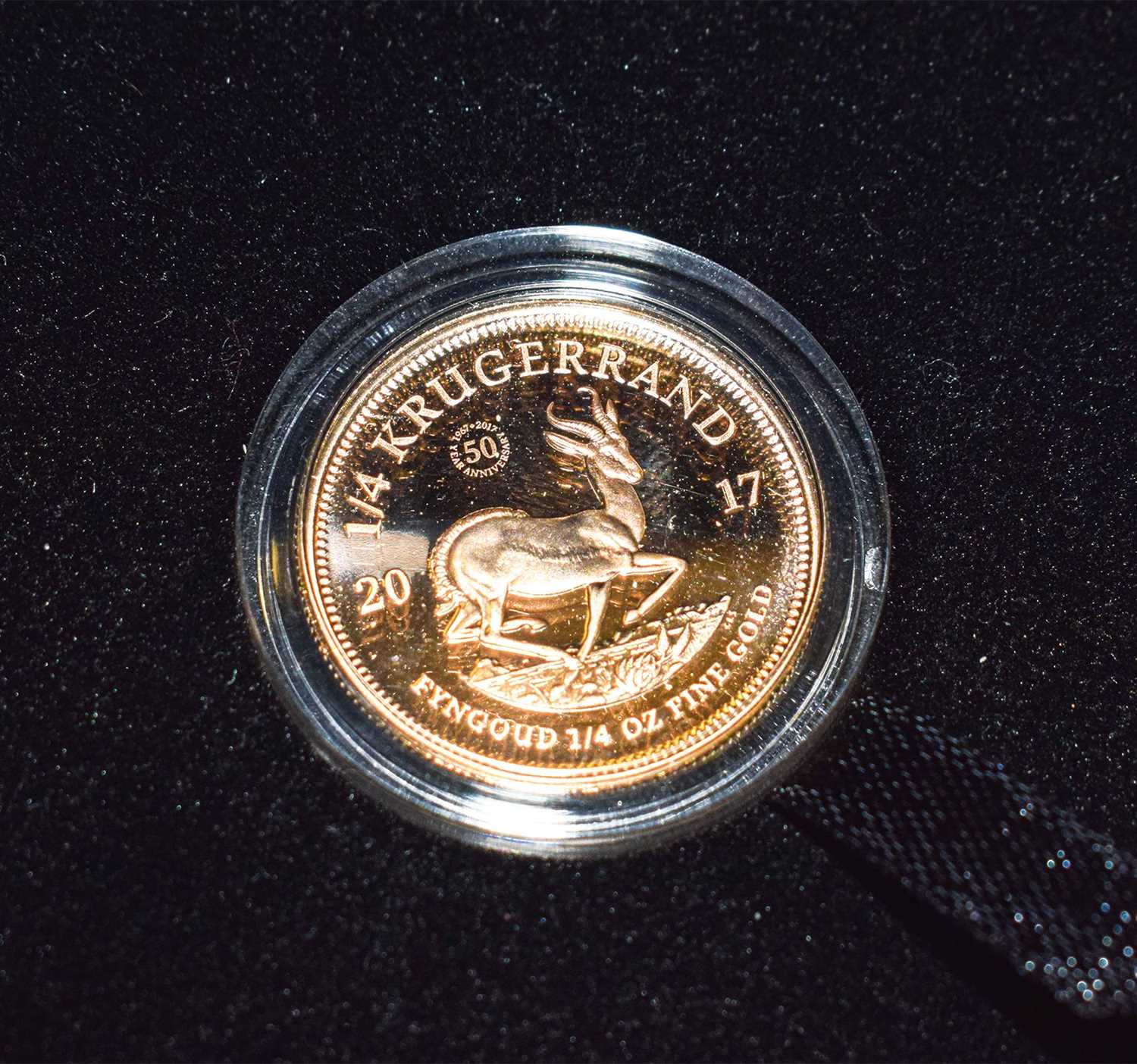 Lot 94 - South Africa, Gold Proof Quarter Ounce...