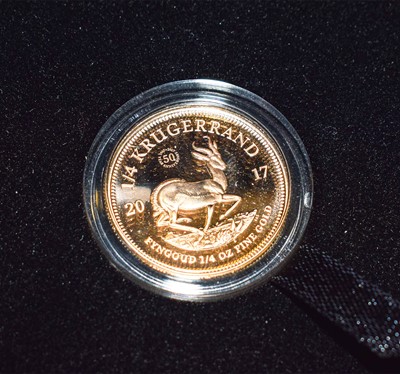 Lot 94 - South Africa, Gold Proof Quarter Ounce...