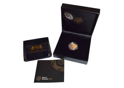 Lot 95 - South Africa, Gold Proof Quarter Ounce...
