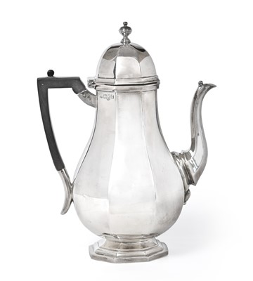 Lot 2130 - An Edward VII Silver Coffee-Pot, by Thomas...