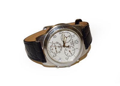 Lot 168 - A chronograph Tissot wristwatch and a calendar...