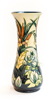 Lot 98 - A modern Moorcroft waisted vase, decorated...