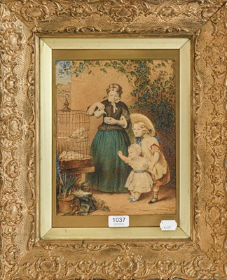 Lot 376 - William Mulready RA (1786-1863), Woman and...